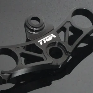 Top Triple Clamp and Handlebar Clamp Set, Black, KTM RC Series 2014-2021
