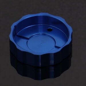 Brake Reservoir Cap, CNC, Blue, Nissin