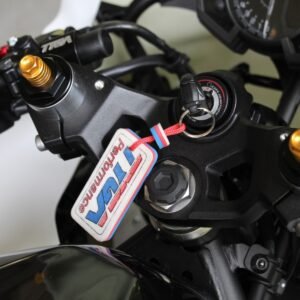 Front Fork Preload Adjusters, Black/Gold, Pair, Ninja 400/500