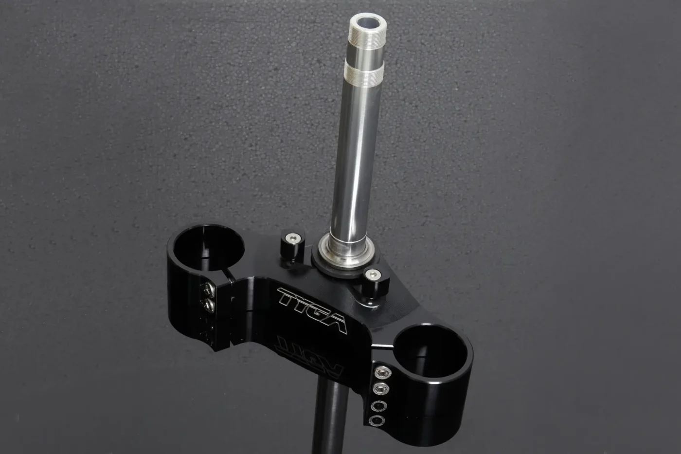 Lower Triple Clamp, USD Fork Conversion, CNC Black, Honda NSR150SP