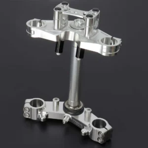 Triple Clamp Set, CNC Silver, Ninja150R/Victor150