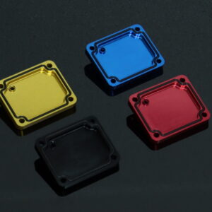 Exhaust Valve Covers, Pair, RGV250/Aprilia RS250 (Gold)