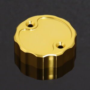 Brake Reservoir Cap, CNC, Gold, Nissin