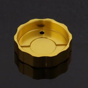 Brake Reservoir Cap, CNC, Gold, Nissin