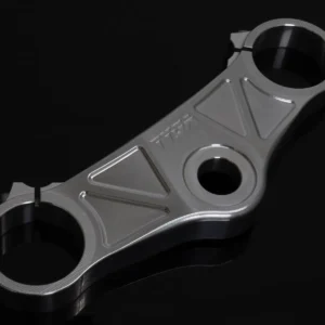 Triple Clamp Set, CNC, 3D, Silver, NC35 Forks to fit NSR250 MC18