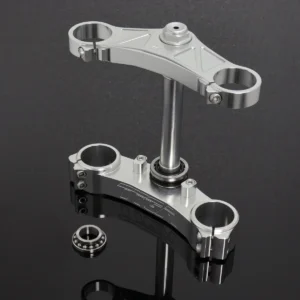 Triple Clamp Set, 3D, CNC Silver, CBR1000RR to fit MC21/MC28