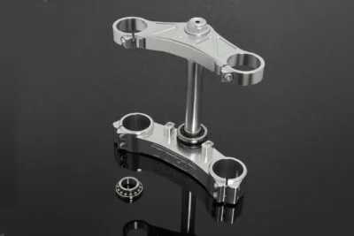 Triple Clamp Set, 3D, CNC Silver, CBR1000RR to fit MC21/MC28