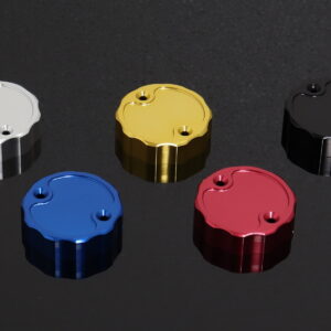 Brake Reservoir Cap, CNC, Red, Nissin