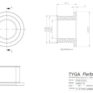 Wheel Spacer, L