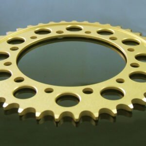 Sprocket, Rear, 43T, #520, Aluminium, (Gold)