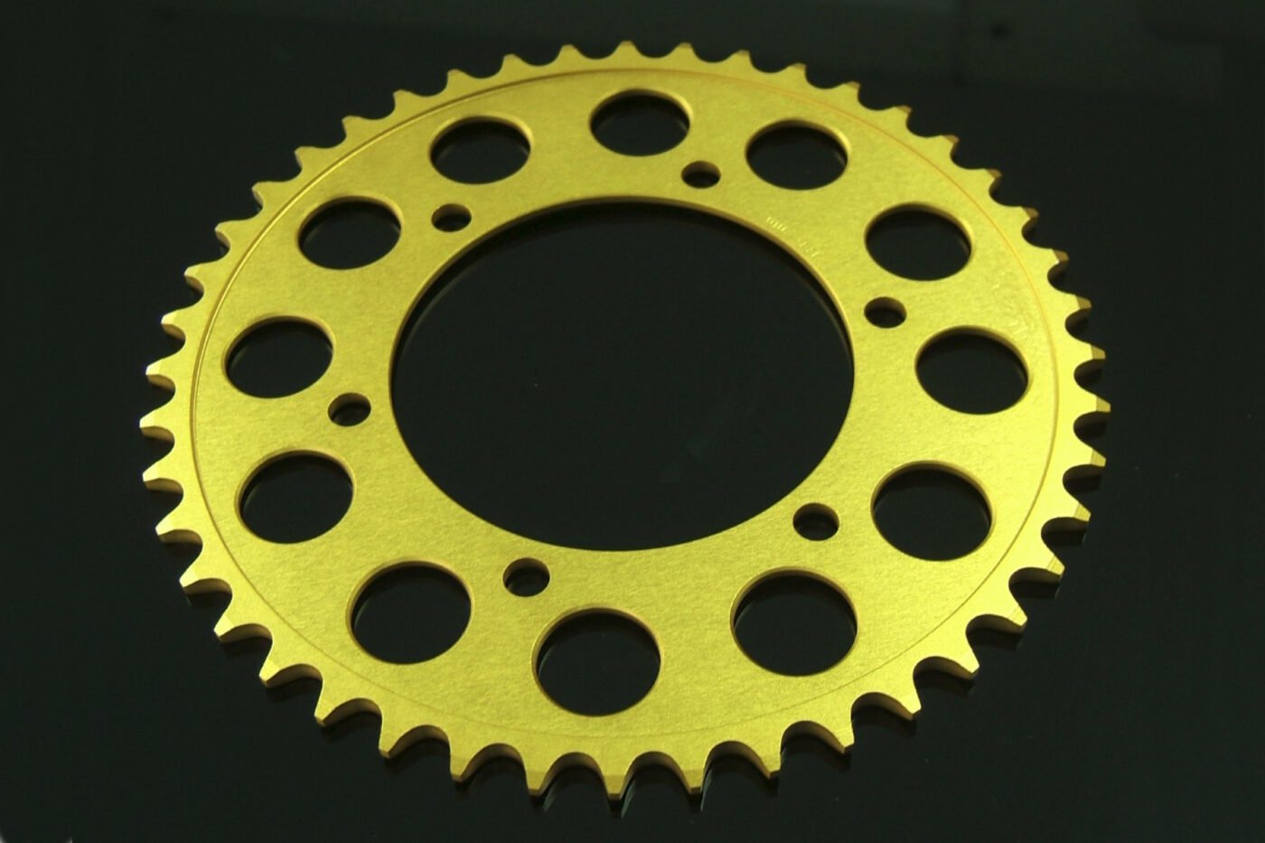 Sprocket, Rear, 43T, #520, Aluminium, (Gold)