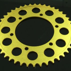 Sprocket, Rear, 44T, #520, Aluminium, (Gold)