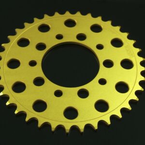 Sprocket, Rear, 44T, #520, Aluminium, (Gold)