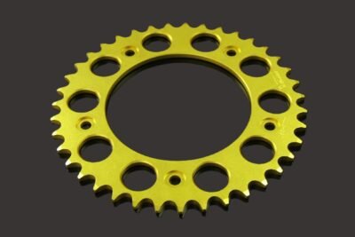 Sprocket, Rear, 43T, #520, Aluminium, (Gold)