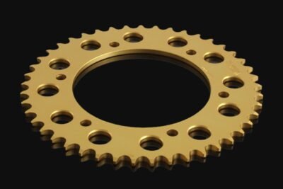 Sprocket, Rear, 45T, Aluminium, (Gold) #520 Conversion