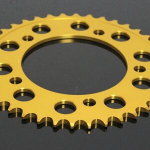 Sprocket, Rear, 40T, #520, Aluminium, (Gold)