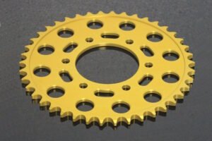 Sprocket, Rear, 42T, #520, Aluminium, (Gold)