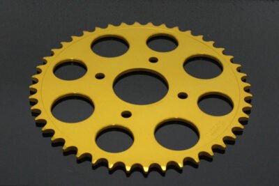 Sprocket, Rear, 42T, #520, Aluminium, (Gold),