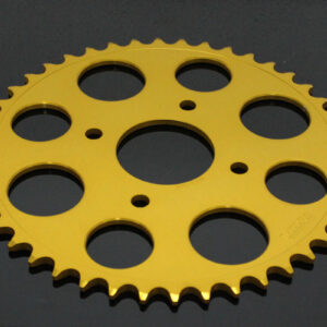 Sprocket, Rear, 45T, #520, Aluminium, (Gold),