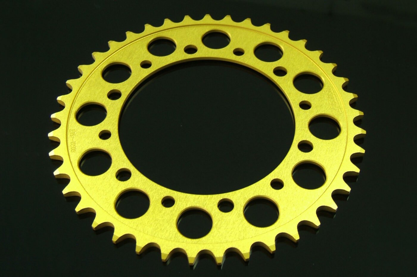 Sprocket, Rear, 40T, #525, Aluminium, (Gold)