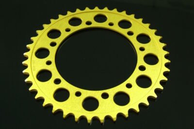 Sprocket, Rear, 41T, #525, Aluminium, (Gold)