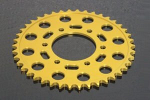 Sprocket, Rear, 39T, #525, Aluminium, (Gold)