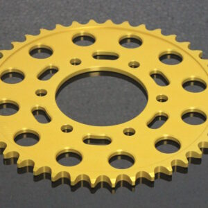 Sprocket, Rear, 40T, #525, Aluminium, (Gold)