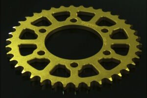 Sprocket, Rear, 38T, #428, Aluminium, (Gold)