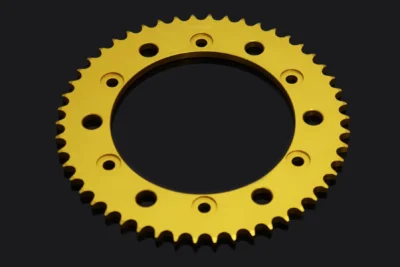 Sprocket, Rear 50T, #428, Aluminium, (Gold)