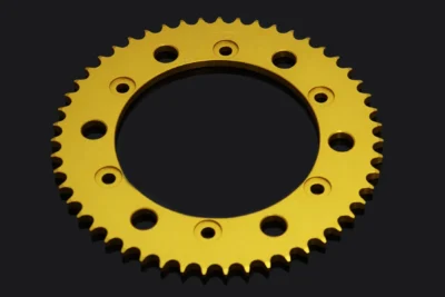 Sprocket, Rear 51T, #428, Aluminium, (Gold)