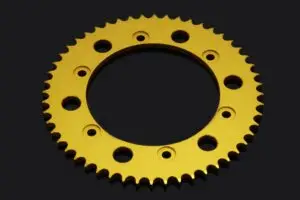 Sprocket, Rear 52T, #428, Aluminium, (Gold)