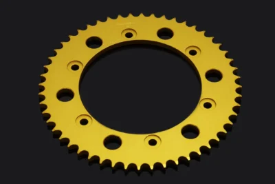 Sprocket, Rear 52T, #428, Aluminium, (Gold)