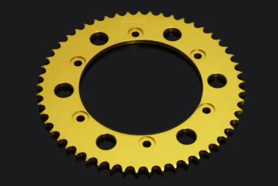 Sprocket, Rear 53T, #428, Aluminium, (Gold)