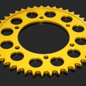 Sprocket, Rear, 42T, #530, Aluminium, (Gold)