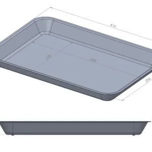 Kevlar/Kevlar Workshop Tray, Large (360x240x1.2mm) Set of 10 pcs