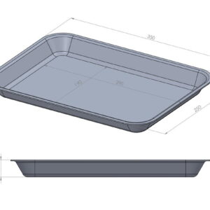 Carbon/Kevlar Workshop Tray, Small (300x200x30x1.2mm)