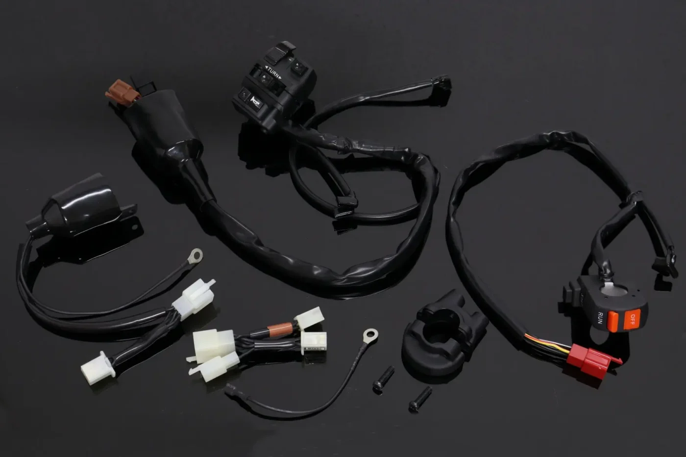 Set, Switch Gear and Throttle Housing, Assy. RC36-2, RC30 Style.