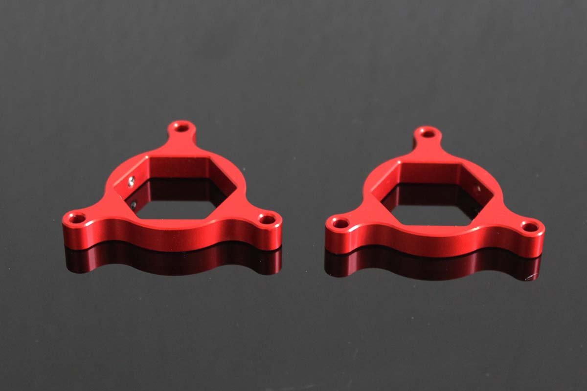 Front Fork Preload Adjuster 22mm., Red