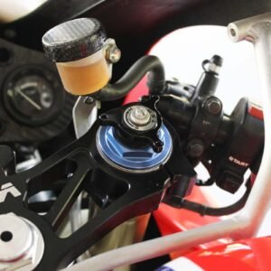 Front Fork Preload Adjuster 22mm., Black