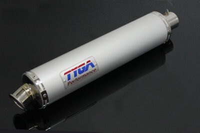 Silencer, Aluminium, Round, 2 Inch x 450 mm., No Fittings