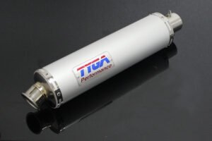 Silencer, Aluminium, Round, 43 mm. x 380 mm., No Fittings