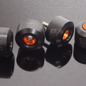 Axle Slider Kit, (Orange/Black) KTM RC and Duke Series