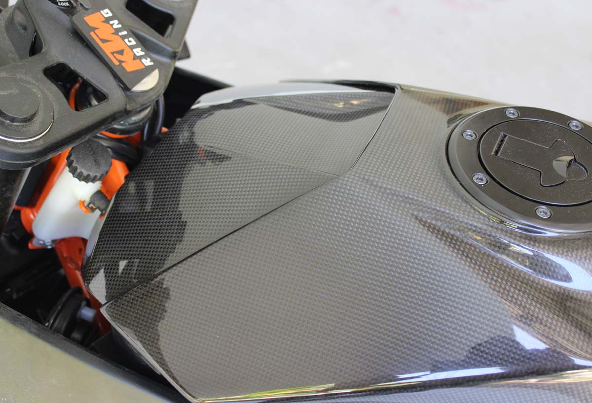 Battery Box Cover, Carbon, KTM RC125, RC200, RC250, RC390