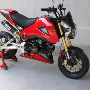 Belly Pan, GRP/Carbon, MSX125 Grom, Asteroid Black