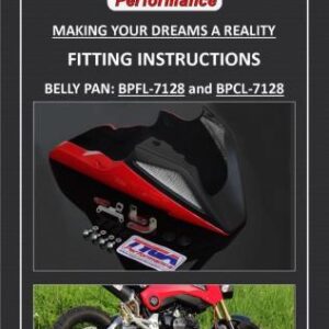 Belly Pan, Carbon, MSX125 Grom