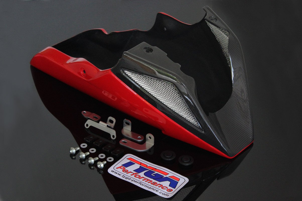 Belly Pan, GRP/Carbon, MSX125 Grom, Red