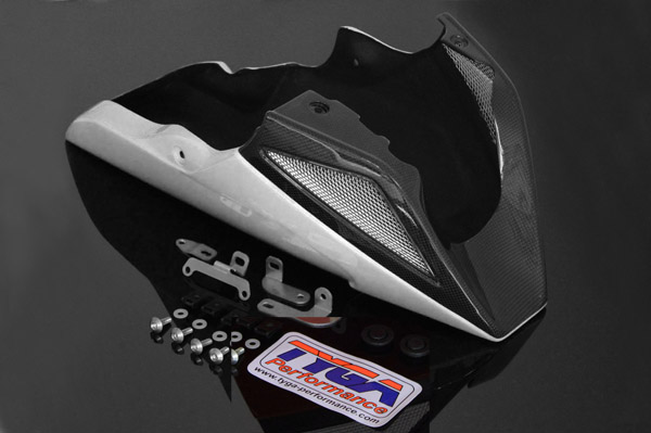 Belly Pan, GRP/Carbon, MSX125 Grom, White