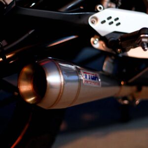 Set, Pipe, Half, Race System, ER6, Moto Maggot Silencer
