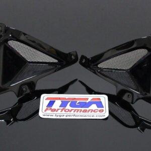 Tank Shrouds, With Duct and Grille, Pair, GRP, MSX125 Grom. Asteroid Black