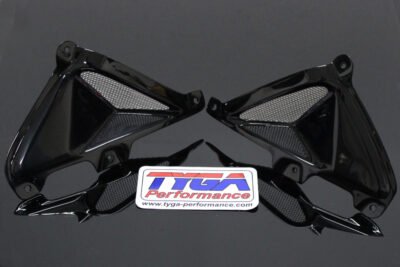 Tank Shrouds, With Duct and Grille, Pair, GRP, MSX125 Grom. Asteroid Black